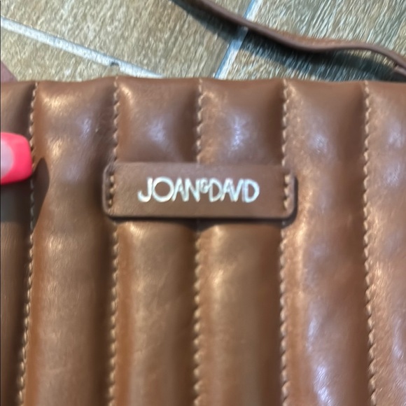 Joan & David Brown Leather Crossbody Bag with Vintage Charm - Picture 2 of 5
